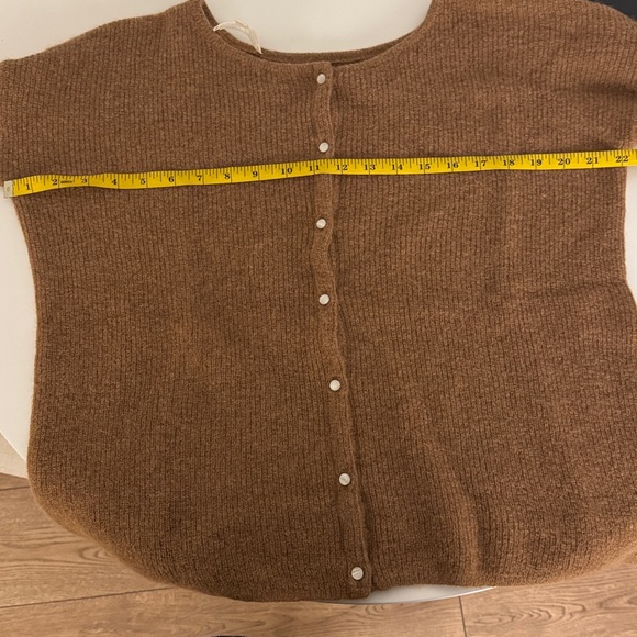 Sezane Camel Gaspard Cardigan - Picture 4 of 7